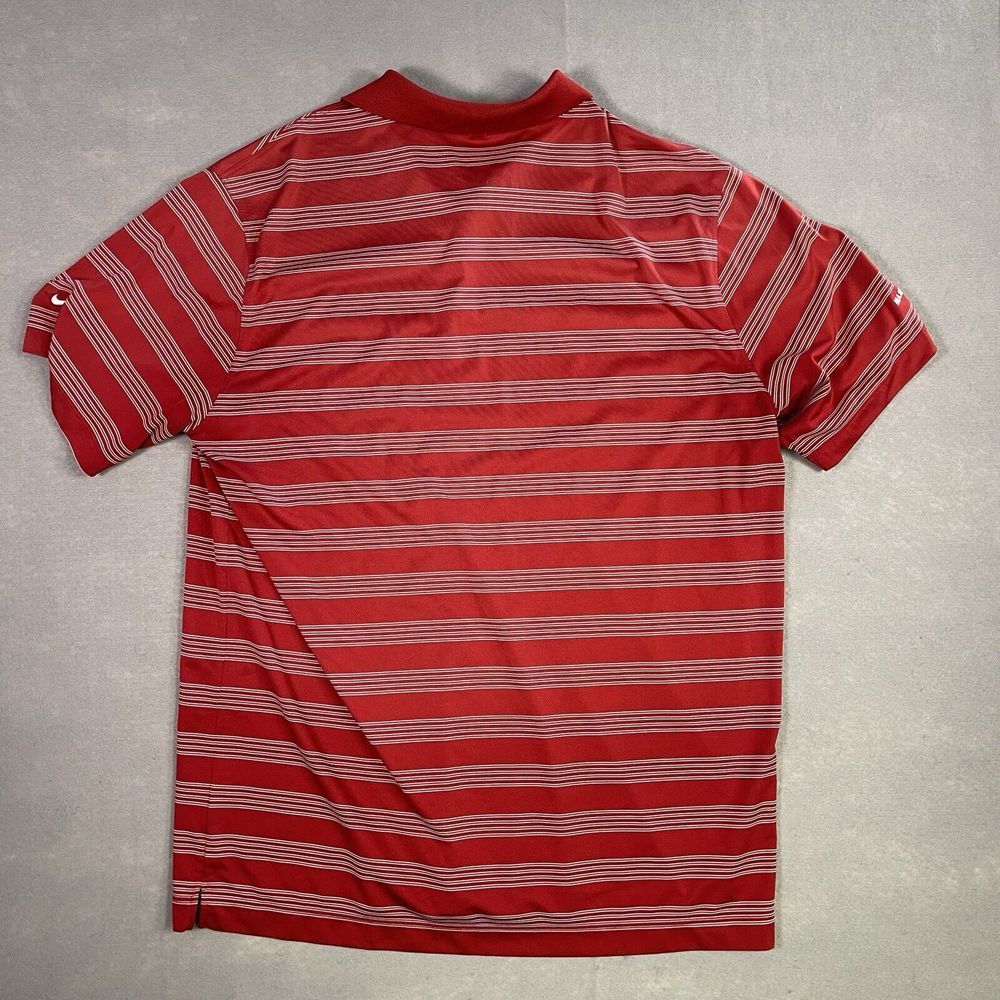 Nike Golf Tour Performance Dri-Fit Men XL Red Striped Athleisure Activewear Golf - Picture 8 of 9